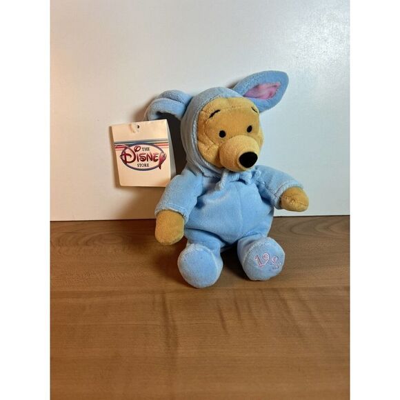 WINNIE THE POOH AS EASTER BUNNY Mini Bean Bag Plush - Picture 1 of 7